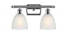  516-2W-PC-G381 - Castile - 2 Light - 16 inch - Polished Chrome - Bath Vanity Light