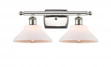 Innovations Lighting 516-2W-PN-G131-LED - Orwell - 2 Light - 18 inch - Polished Nickel - Bath Vanity Light