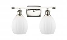 Innovations Lighting 516-2W-PN-G81-LED - Eaton - 2 Light - 16 inch - Polished Nickel - Bath Vanity Light