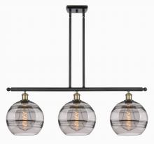 Innovations Lighting 516-3I-BAB-G556-10SM - Rochester - 3 Light - 37 inch - Black Antique Brass - Cord hung - Island Light