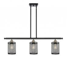  516-3I-BAB-M18-BK - Nestbrook - 3 Light - 36 inch - Black Antique Brass - Multi Pendant