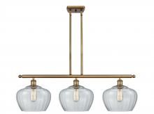  516-3I-BB-G92-L - Fenton - 3 Light - 38 inch - Brushed Brass - Cord hung - Island Light