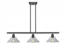 Innovations Lighting 516-3I-BK-G132-LED - Orwell - 3 Light - 36 inch - Matte Black - Cord hung - Island Light