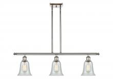  516-3I-PN-G2812 - Hanover - 3 Light - 36 inch - Polished Nickel - Cord hung - Island Light