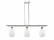 Innovations Lighting 516-3I-PN-G81-LED - Eaton - 3 Light - 36 inch - Polished Nickel - Cord hung - Island Light