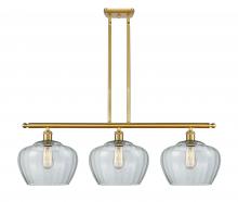 Innovations Lighting 516-3I-SG-G92-L-LED - Fenton - 3 Light - 38 inch - Satin Gold - Cord hung - Island Light