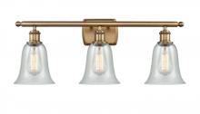 Innovations Lighting 516-3W-BB-G2812-LED - Hanover - 3 Light - 26 inch - Brushed Brass - Bath Vanity Light