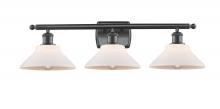 Innovations Lighting 516-3W-BK-G131-LED - Orwell - 3 Light - 28 inch - Matte Black - Bath Vanity Light