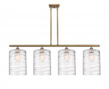  516-4I-BB-G1113-L - Cobbleskill - 4 Light - 48 inch - Brushed Brass - Cord hung - Island Light