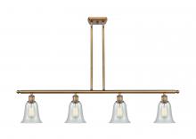 Innovations Lighting 516-4I-BB-G2812-LED - Hanover - 4 Light - 48 inch - Brushed Brass - Cord hung - Island Light