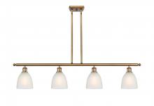  516-4I-BB-G381 - Castile - 4 Light - 48 inch - Brushed Brass - Cord hung - Island Light