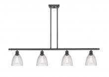  516-4I-BK-G382 - Castile - 4 Light - 48 inch - Matte Black - Cord hung - Island Light