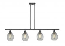  516-4I-BK-G82 - Eaton - 4 Light - 48 inch - Matte Black - Cord hung - Island Light