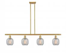  516-4I-SG-G105 - Belfast - 4 Light - 48 inch - Satin Gold - Cord hung - Island Light