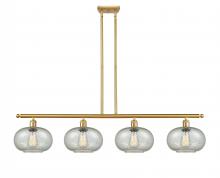 Innovations Lighting 516-4I-SG-G249-LED - Gorham - 4 Light - 48 inch - Satin Gold - Cord hung - Island Light