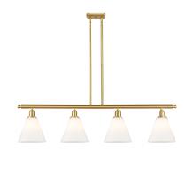  516-4I-SG-GBC-81 - Berkshire - 4 Light - 48 inch - Satin Gold - Cord hung - Island Light