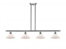 Innovations Lighting 516-4I-SN-G131-LED - Orwell - 4 Light - 48 inch - Brushed Satin Nickel - Cord hung - Island Light