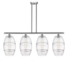  516-4I-SN-G557-10CL - Vaz - 4 Light - 48 inch - Brushed Satin Nickel - Cord hung - Island Light