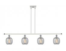 Innovations Lighting 516-4I-WPC-G104-LED - Belfast - 4 Light - 48 inch - White Polished Chrome - Cord hung - Island Light