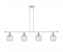 Innovations Lighting 516-4I-WPC-G462-6 - Norfolk - 4 Light - 48 inch - White Polished Chrome - Cord hung - Island Light