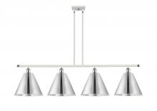 Innovations Lighting 516-4I-WPC-MBC-12-PC-LED - Berkshire - 4 Light - 50 inch - White Polished Chrome - Cord hung - Island Light