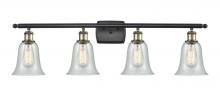 Innovations Lighting 516-4W-BAB-G2812-LED - Hanover - 4 Light - 36 inch - Black Antique Brass - Bath Vanity Light