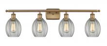 Innovations Lighting 516-4W-BB-G82-LED - Eaton - 4 Light - 36 inch - Brushed Brass - Bath Vanity Light