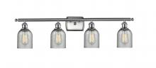 Innovations Lighting 516-4W-SN-G257-LED - Caledonia - 4 Light - 35 inch - Brushed Satin Nickel - Bath Vanity Light