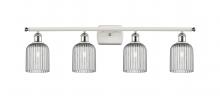 Innovations Lighting 516-4W-WPC-G559-5SM - Bridal Veil - 4 Light - 35 inch - White Polished Chrome - Bath Vanity Light