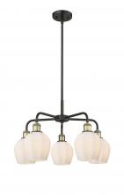  516-5CR-BAB-G461-6 - Norfolk - 5 Light - 24 inch - Black Antique Brass - Chandelier