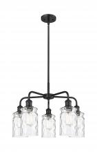  516-5CR-BK-G352 - Candor - 5 Light - 23 inch - Matte Black - Chandelier