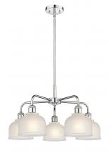  516-5CR-PC-G411 - Dayton - 5 Light - 24 inch - Polished Chrome - Chandelier