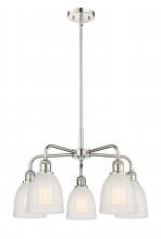  516-5CR-PN-G441 - Brookfield - 5 Light - 24 inch - Polished Nickel - Chandelier