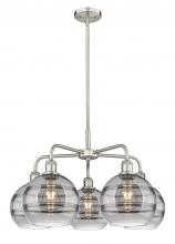 Innovations Lighting 516-5CR-SN-G556-8SM - Rochester - 5 Light - 26 inch - Satin Nickel - Chandelier