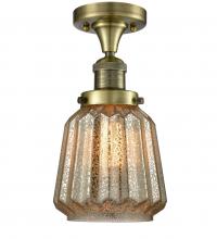 Innovations Lighting 517-1CH-AB-G146 - Chatham - 1 Light - 7 inch - Antique Brass - Semi-Flush Mount