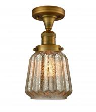 Innovations Lighting 517-1CH-BB-G146 - Chatham - 1 Light - 7 inch - Brushed Brass - Semi-Flush Mount