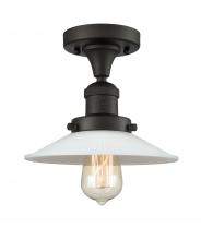 Innovations Lighting 517-1CH-OB-G1-LED - Halophane - 1 Light - 9 inch - Oil Rubbed Bronze - Semi-Flush Mount