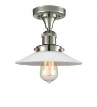 Innovations Lighting 517-1CH-PN-G1-LED - Halophane - 1 Light - 9 inch - Polished Nickel - Semi-Flush Mount