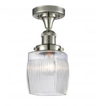 Innovations Lighting 517-1CH-PN-G302-LED - Colton - 1 Light - 6 inch - Polished Nickel - Semi-Flush Mount