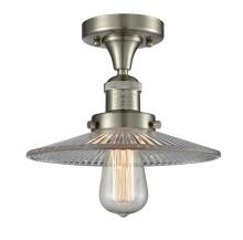 Innovations Lighting 517-1CH-SN-G2-LED - Halophane - 1 Light - 9 inch - Brushed Satin Nickel - Semi-Flush Mount