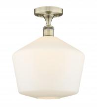  616-1F-AB-G651-12 - Cindyrella - 1 Light - 12 inch - Antique Brass - Semi-Flush Mount