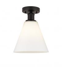  616-1F-OB-GBC-81 - Berkshire - 1 Light - 8 inch - Oil Rubbed Bronze - Semi-Flush Mount