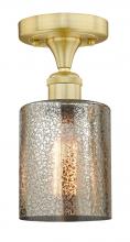 Innovations Lighting 616-1F-SG-G116 - Cobbleskill - 1 Light - 5 inch - Satin Gold - Semi-Flush Mount