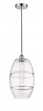  616-1P-PC-G557-10CL - Vaz - 1 Light - 10 inch - Polished Chrome - Cord hung - Mini Pendant