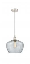  616-1P-PN-G92-L - Fenton - 1 Light - 11 inch - Polished Nickel - Cord hung - Mini Pendant