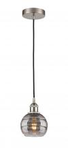 Innovations Lighting 616-1P-SN-G556-6SM - Rochester - 1 Light - 6 inch - Brushed Satin Nickel - Cord hung - Mini Pendant