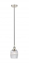  616-1PH-PN-G302 - Colton - 1 Light - 6 inch - Polished Nickel - Cord hung - Mini Pendant