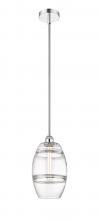  616-1S-PC-G557-8CL - Vaz - 1 Light - 8 inch - Polished Chrome - Cord hung - Mini Pendant