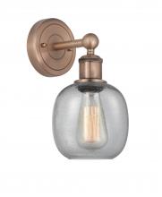  616-1W-AC-G104 - Belfast - 1 Light - 6 inch - Antique Copper - Sconce