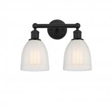  616-2W-BK-G441 - Brookfield - 2 Light - 15 inch - Matte Black - Bath Vanity Light